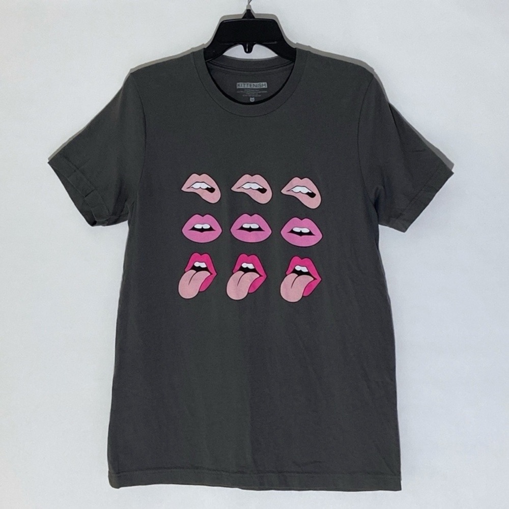 Kittenish Rocker Lips tee - Picture 5 of 5
